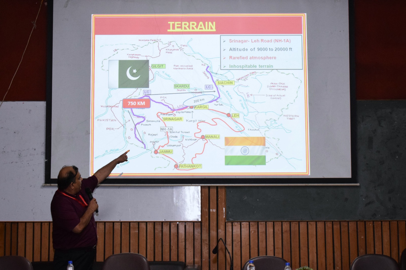 Leadership Session on the Kargil War - Sharda University Agra