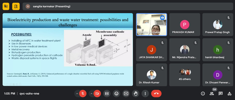 Webinar on Harnessing Wastewater for Green Energy 1 - Sharda University Agra