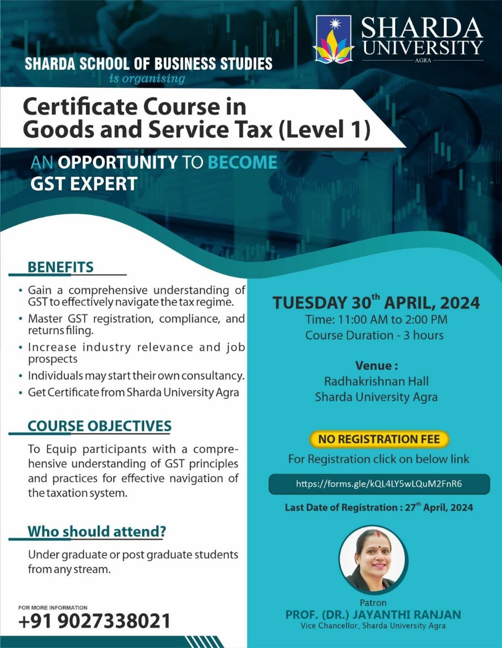 Certificate Course on Goods and Service Tax (Level 1)