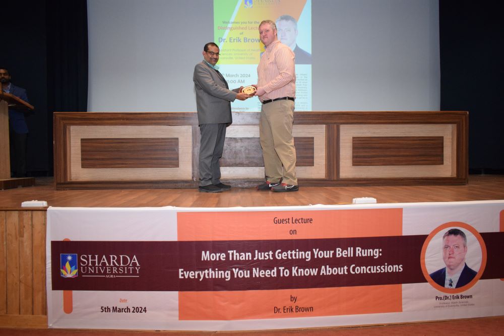 Guest Lecture by Dr. Eric Brown - Sharda University Agra