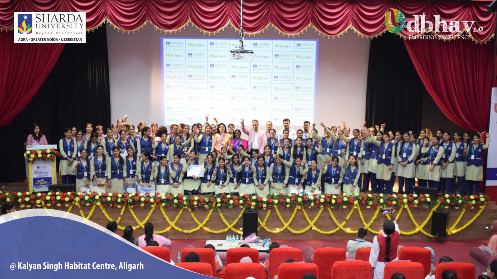 Udbhav 1.0 - Emerging Excellence an all girls event held at Kalyan singh habitat center Aligarh - Sharda University Agra