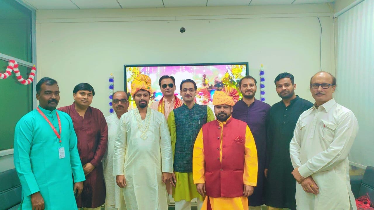 ASET celebrated Diwali with a traditional pooja - Sharda University Agra