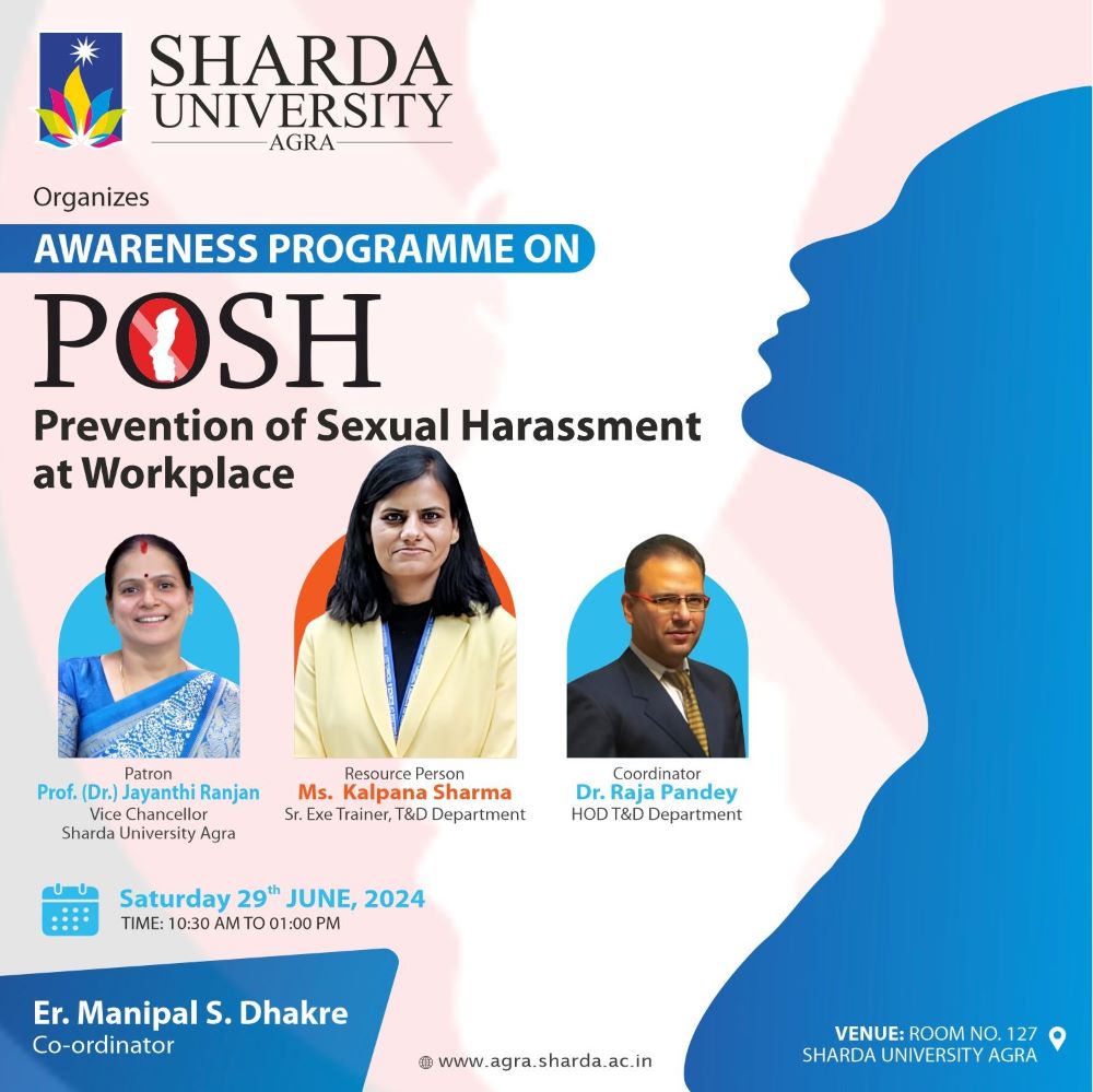 Awareness Programme on POSH - Sharda University Agra
