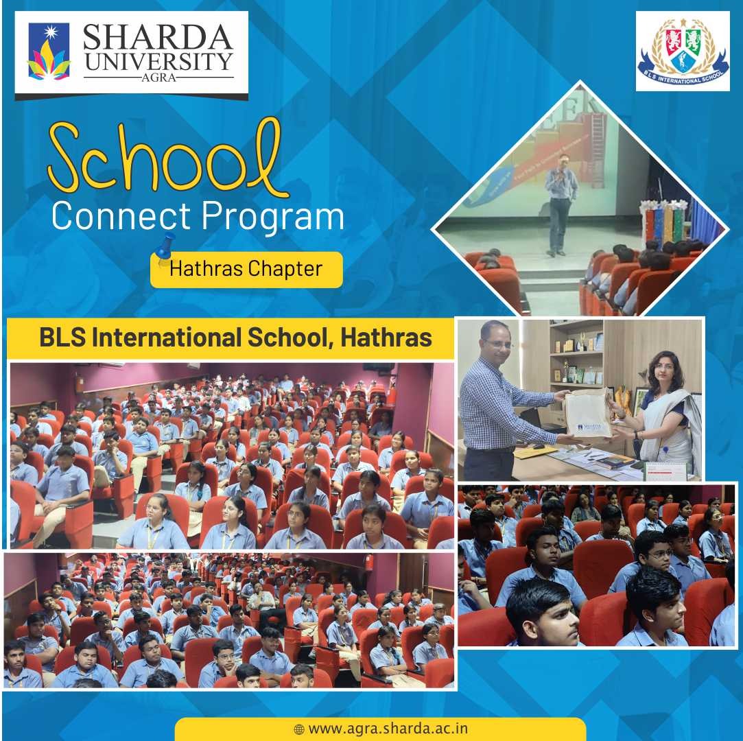 Career Counseling Session at BLS International School, Hathras - Sharda University Agra