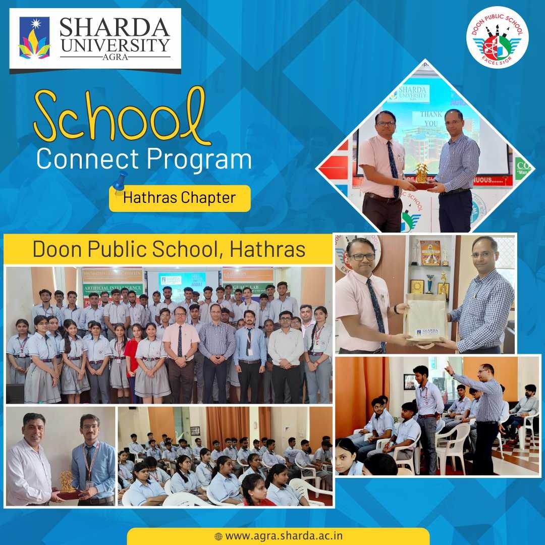 Career counseling session at Doon Public School, Hathras - Sharda University Agra