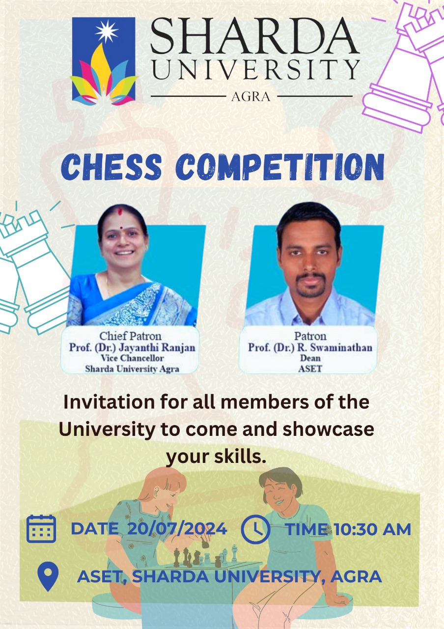 ASET organise chess competition on International Chess Day - Sharda University Agra