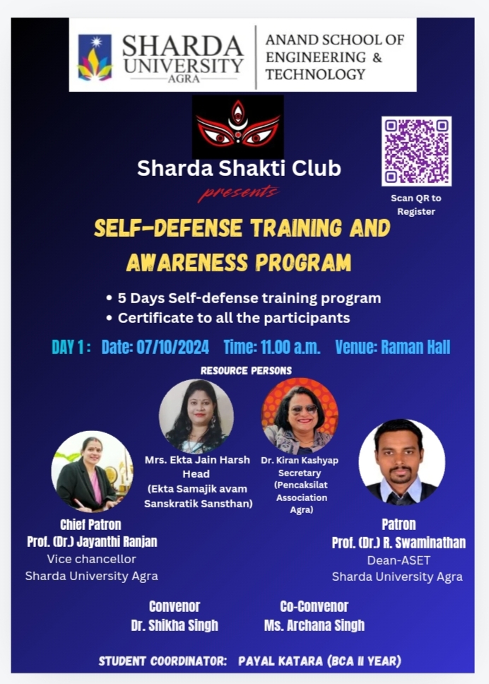 Inauguration  of Sharda Shakti Club and Self-Defense Training Program - Sharda University Agra