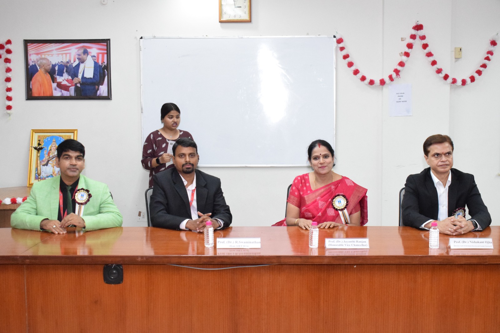 Inauguration of the Cyber Security and AI Center of Excellence - Sharda University Agra