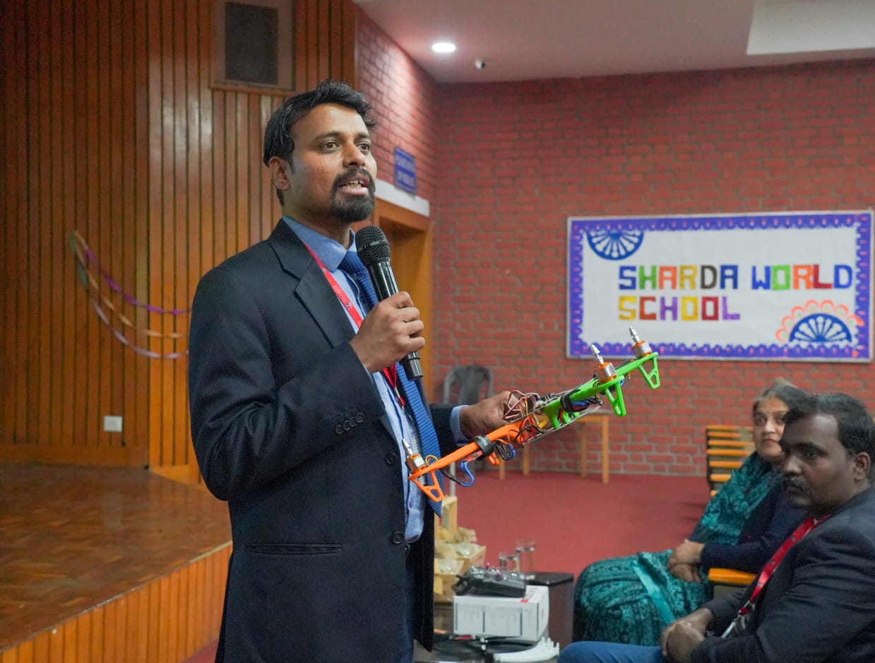 Insightful Drone Technology Session for SWS Students - Sharda University Agra