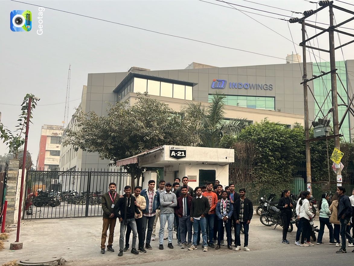 One day industrial visit to Noida for students of the Drone Club under the Drone Center of Excellence - Sharda University Agra