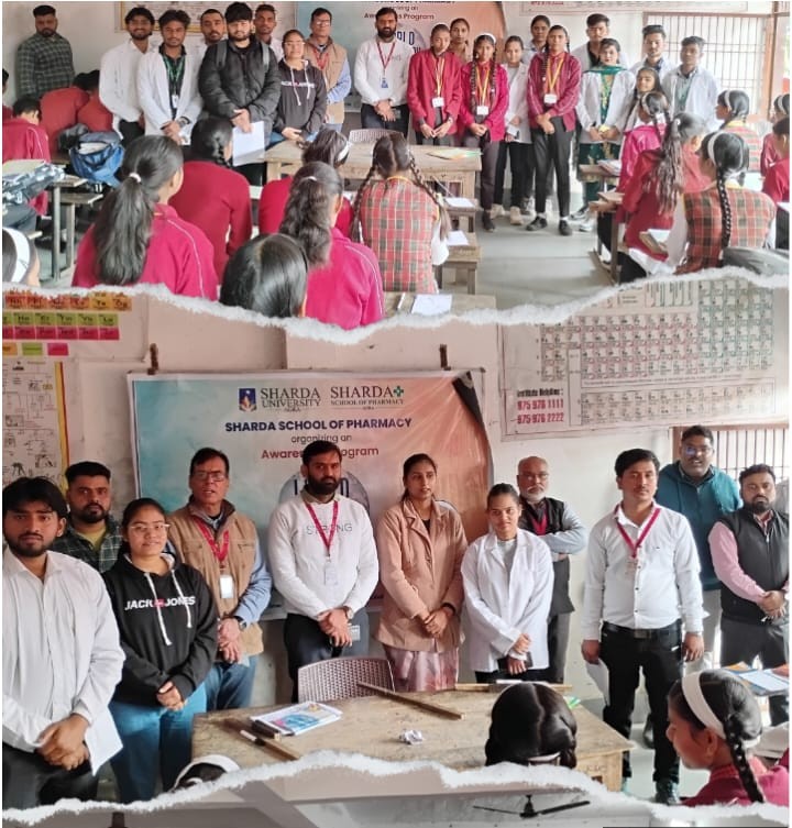 Organized a cancer awareness program - Sharda University Agra