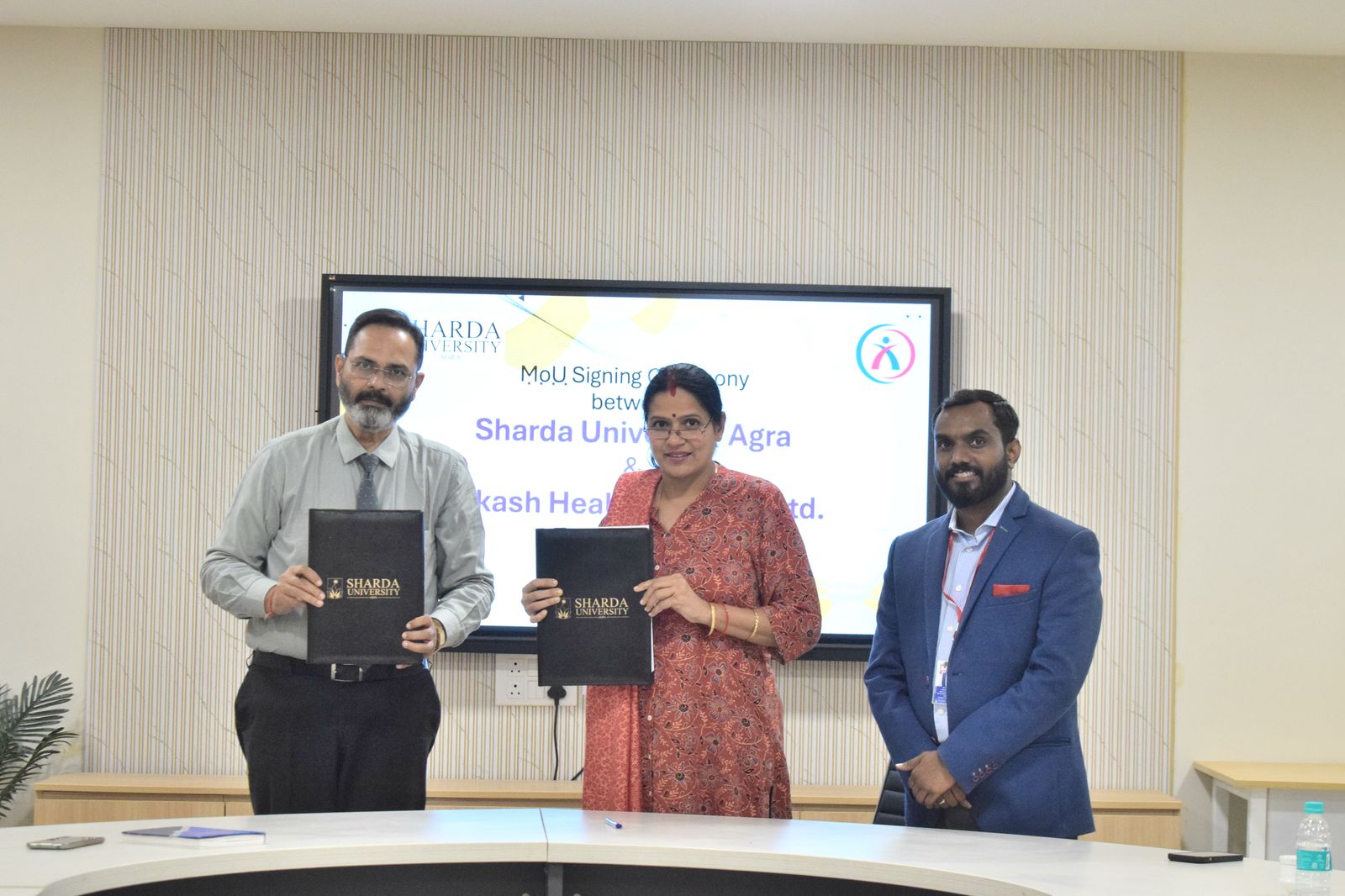 Partnership with Aakash Healthcare Multi-Speciality Hospitals - Sharda University Agra