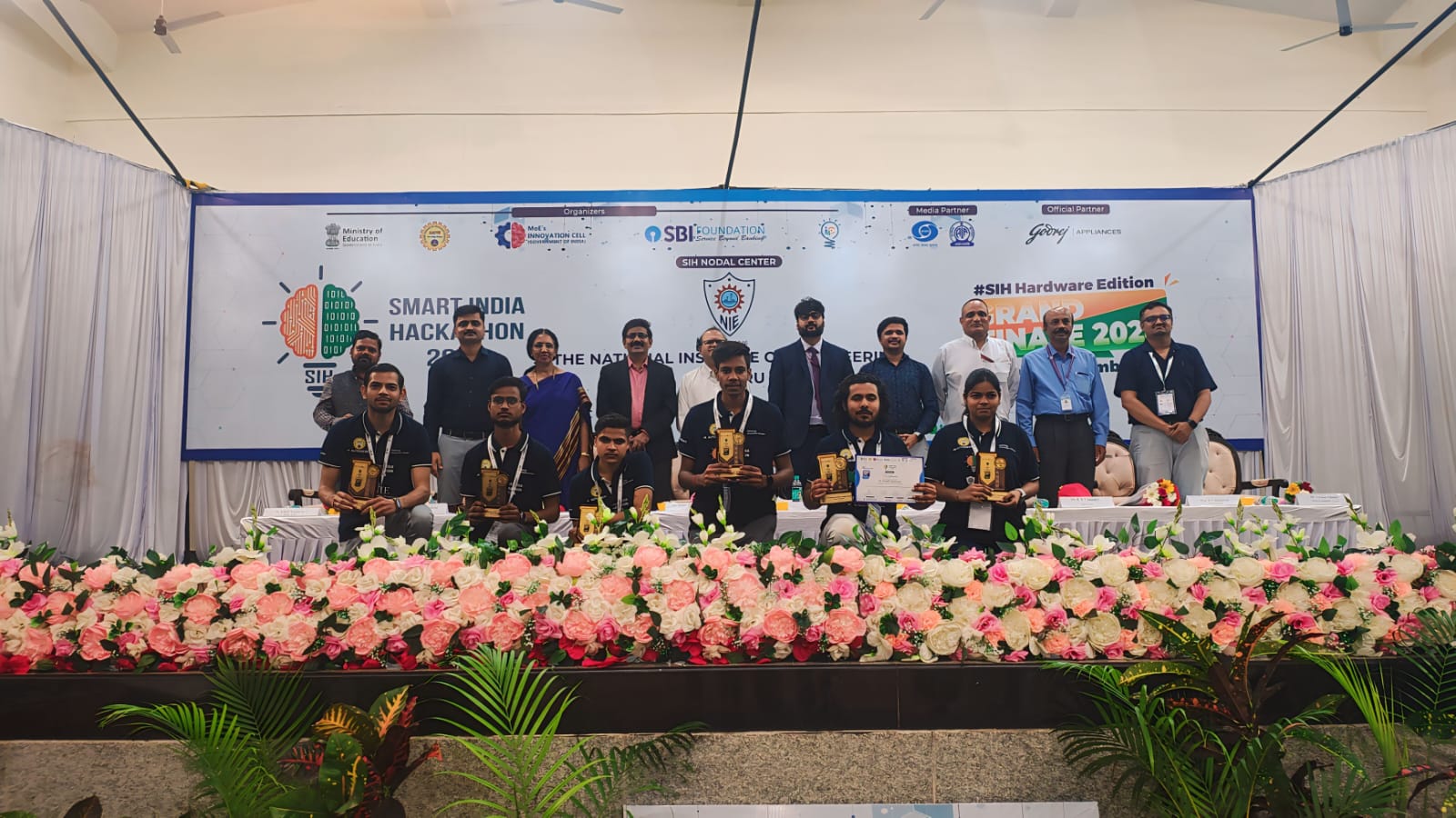 Secures Consolation Prize at Smart India Hackathon 2024 - Sharda University Agra