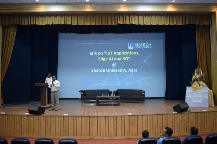 Seminar on IoT Applications, Edge AI & 5G - Sharda University Agra