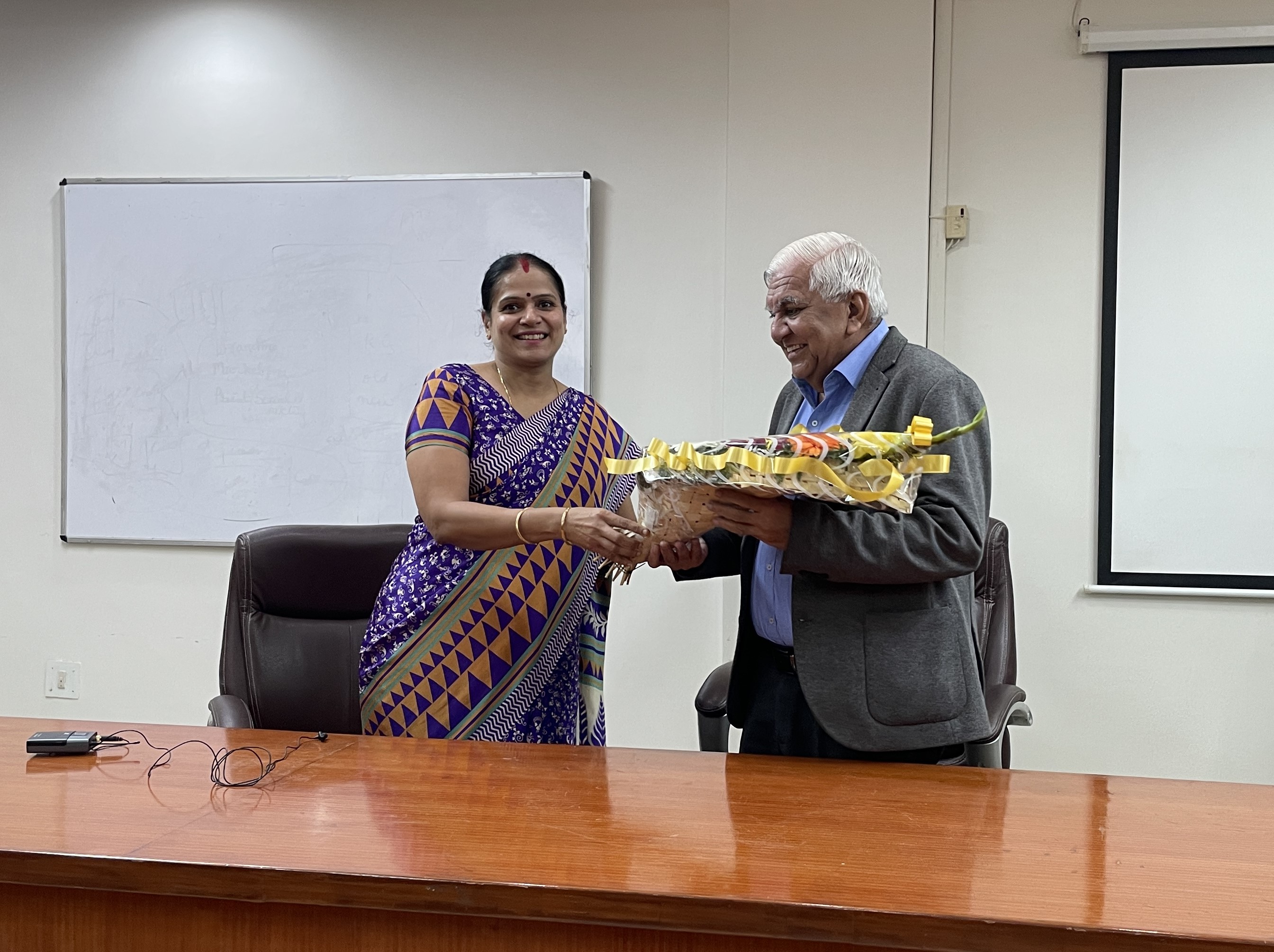Welcomes Esteemed Guest, Dr. Sarvesh Chandra, Professor Emeritus of IIT Kanpur - Sharda University Agra